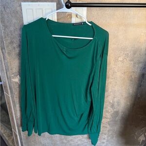 Staccato Emerald Green Long Sleeve Women's Top
